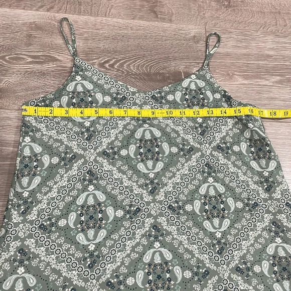 Pink Republic Paisley Floral Sheer Layered Tank Top S - Picture 10 of 15